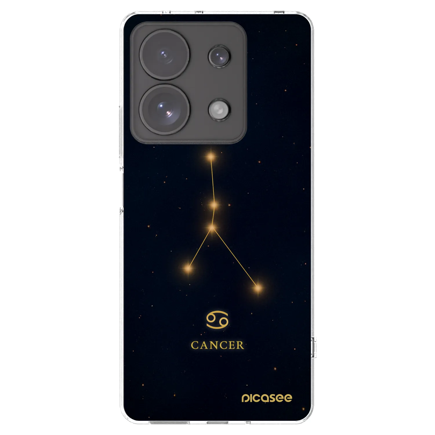 Picasee Xiaomi Redmi Note 13 Pro 4G Hülle - Transparentes Silikon - CANCER