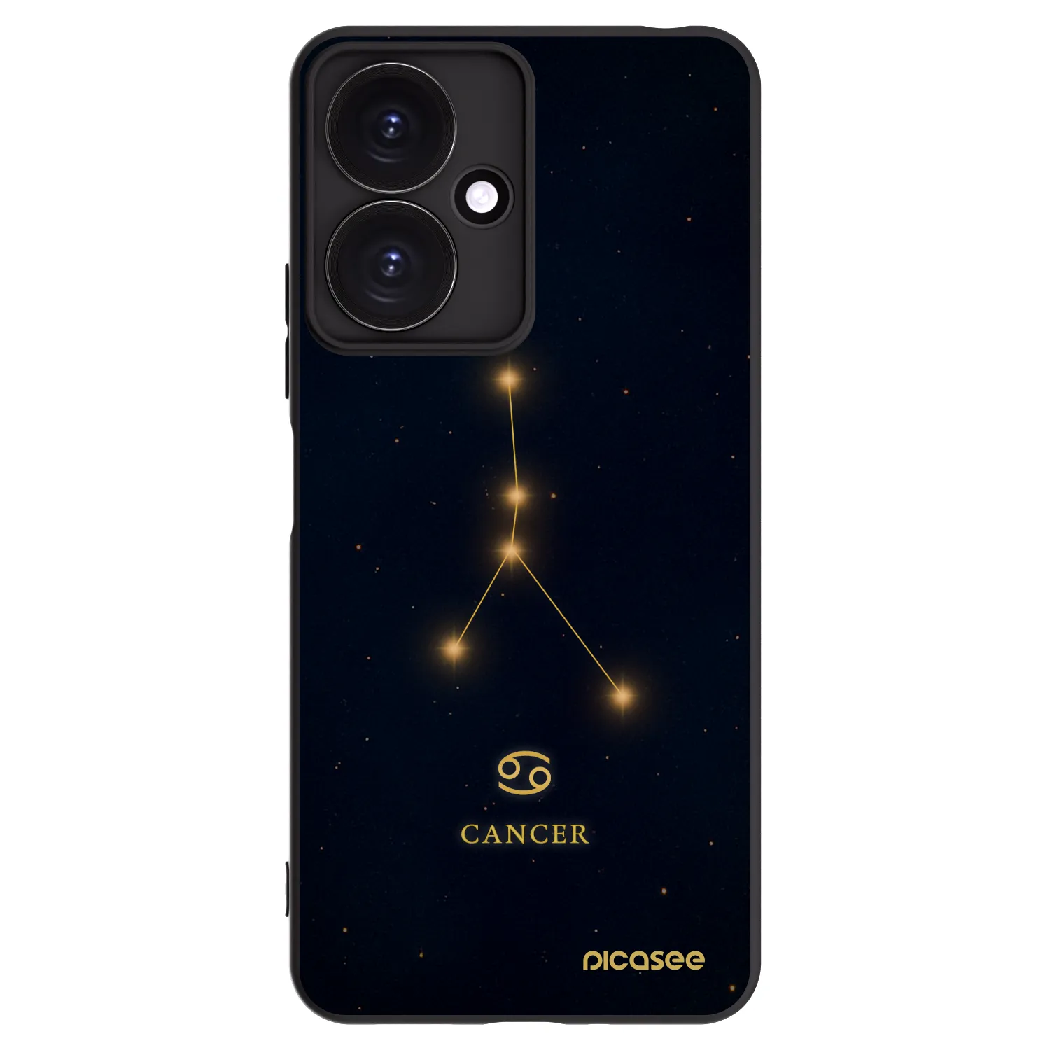 Picasee Xiaomi Redmi 13C 5G Hülle - Schwarzes Silikon - CANCER