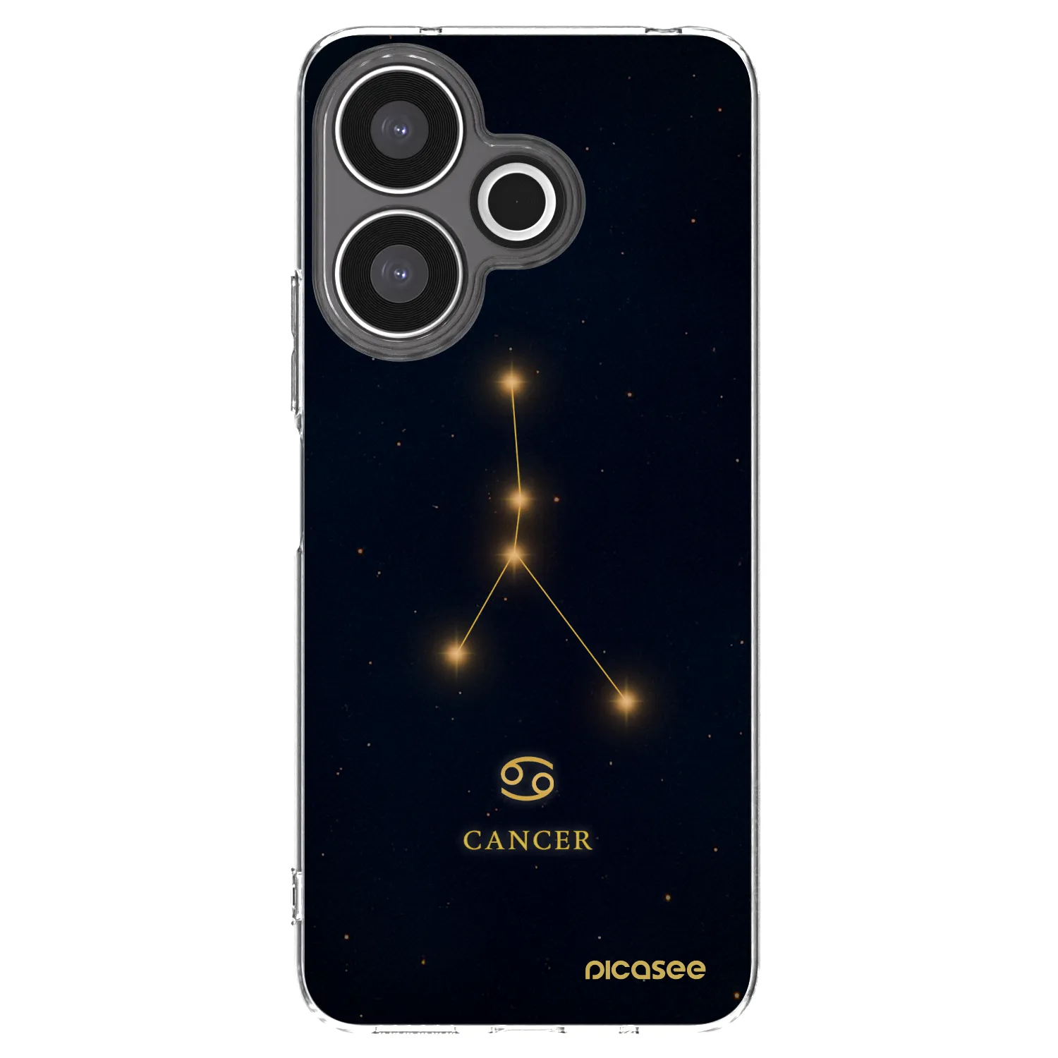 Picasee Xiaomi Redmi 13 4G Hülle - Transparentes Silikon - CANCER