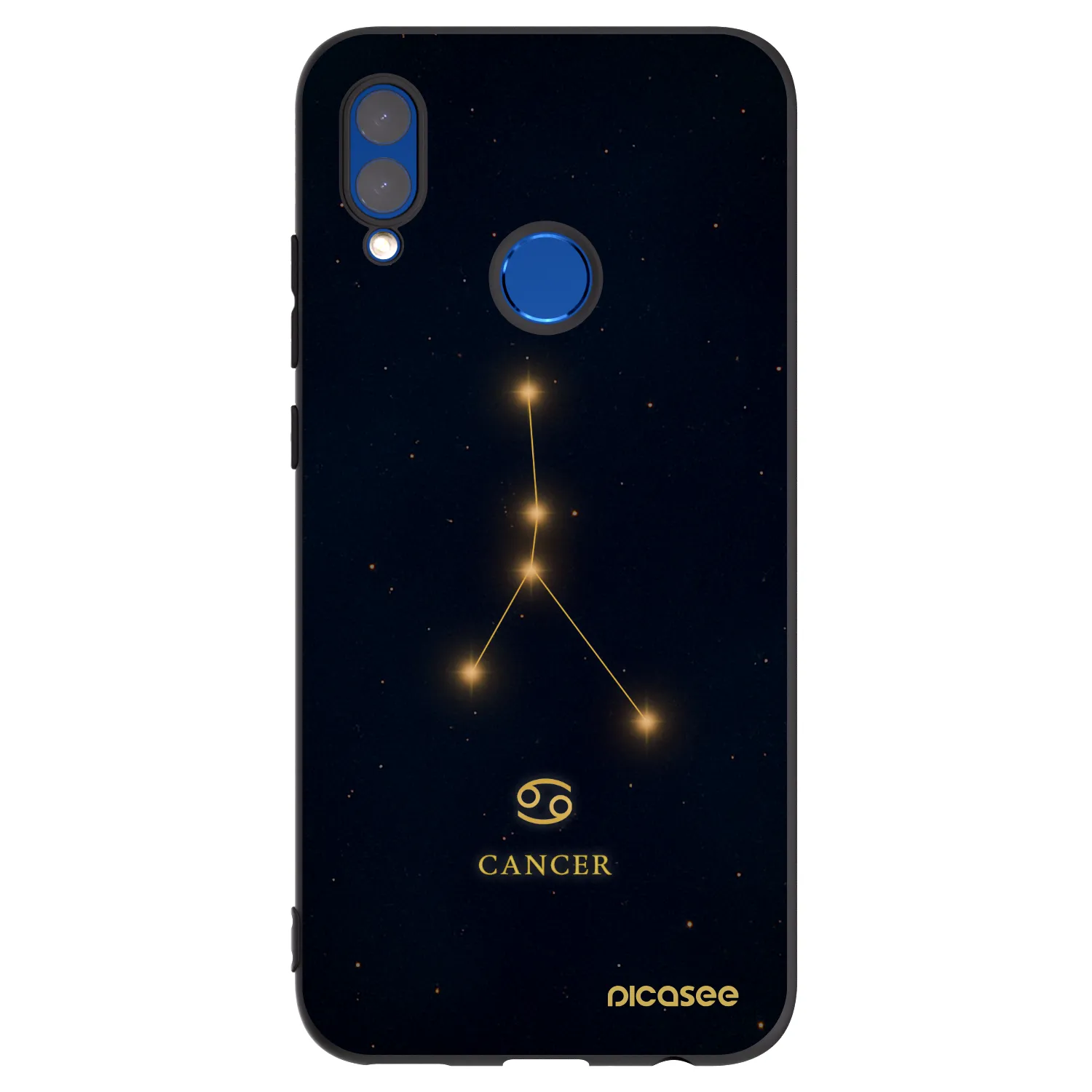 Picasee Honor 10 Lite Hülle - Schwarzes Silikon - CANCER