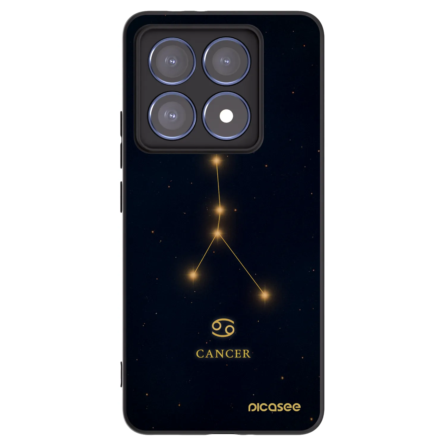 Picasee Xiaomi 14T Pro Hülle - Schwarzes Silikon - CANCER