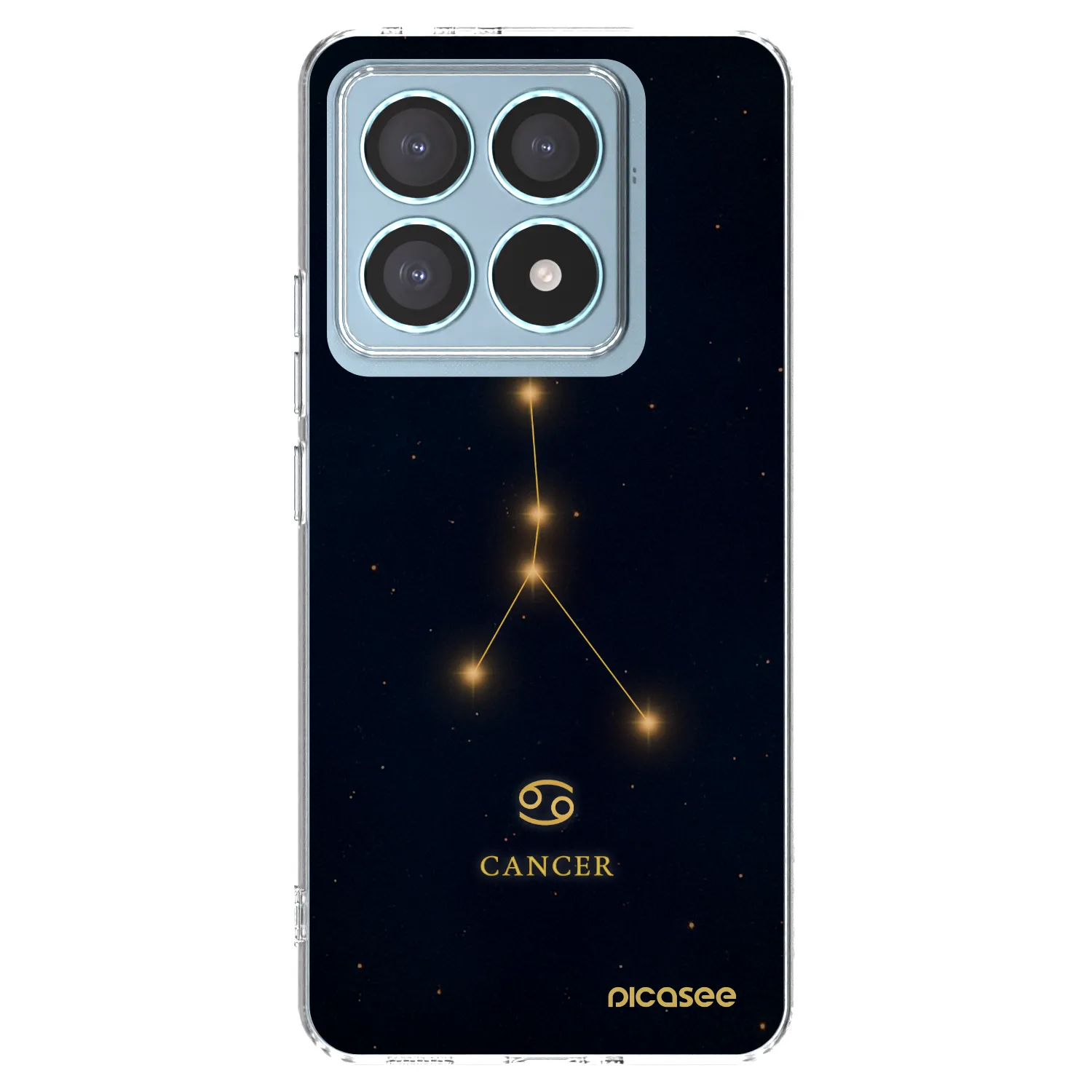 Picasee Xiaomi 14T Pro Hülle - Transparentes Silikon - CANCER