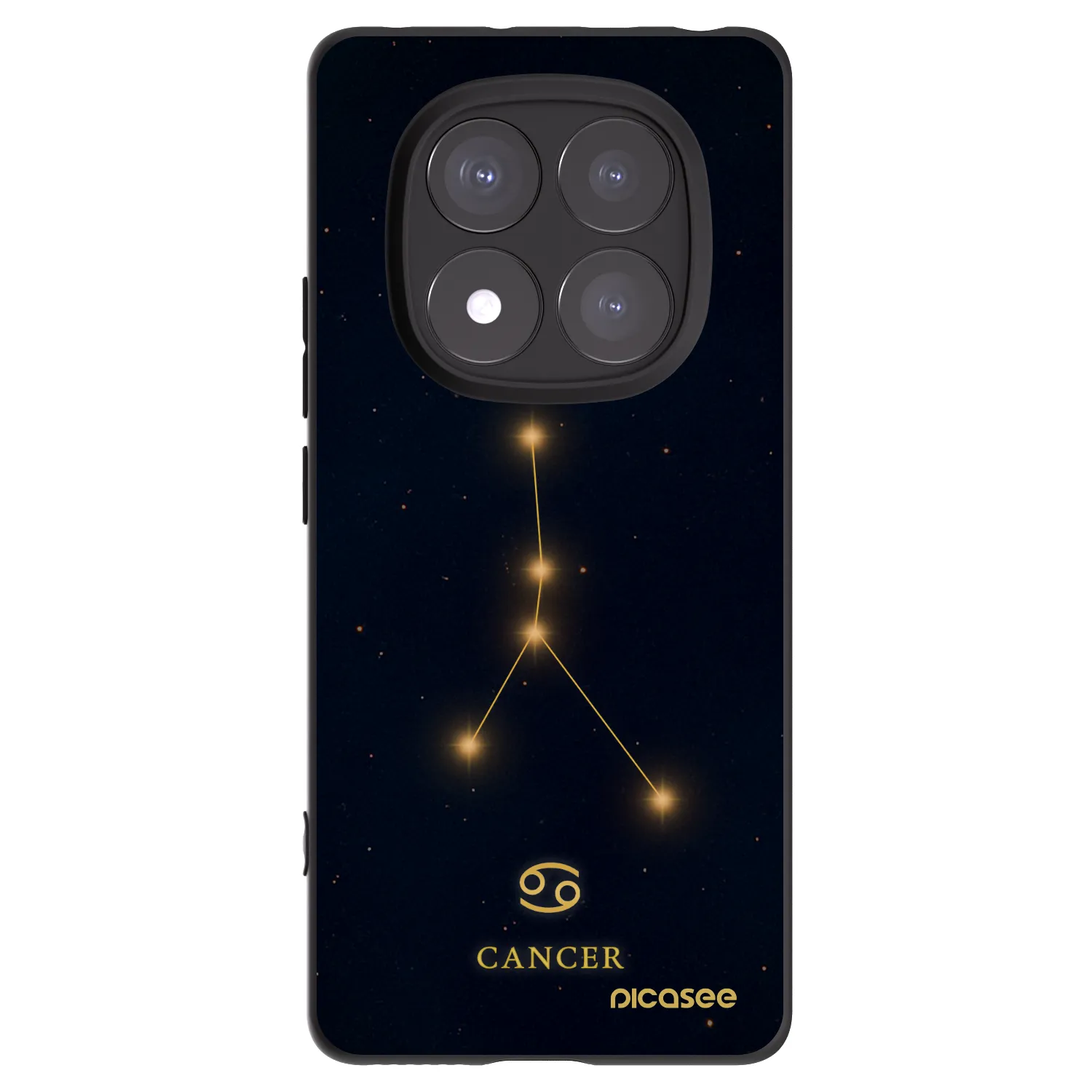 Picasee Xiaomi Redmi Note 14 Pro+ 5G Hülle - Schwarzes Silikon - CANCER
