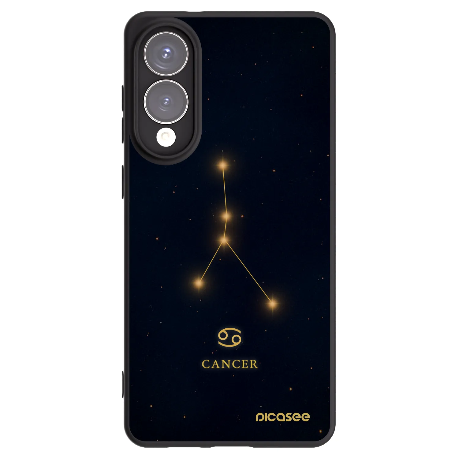 Picasee Samsung Galaxy S25 Edge 5G Hülle - Schwarzes Silikon - CANCER