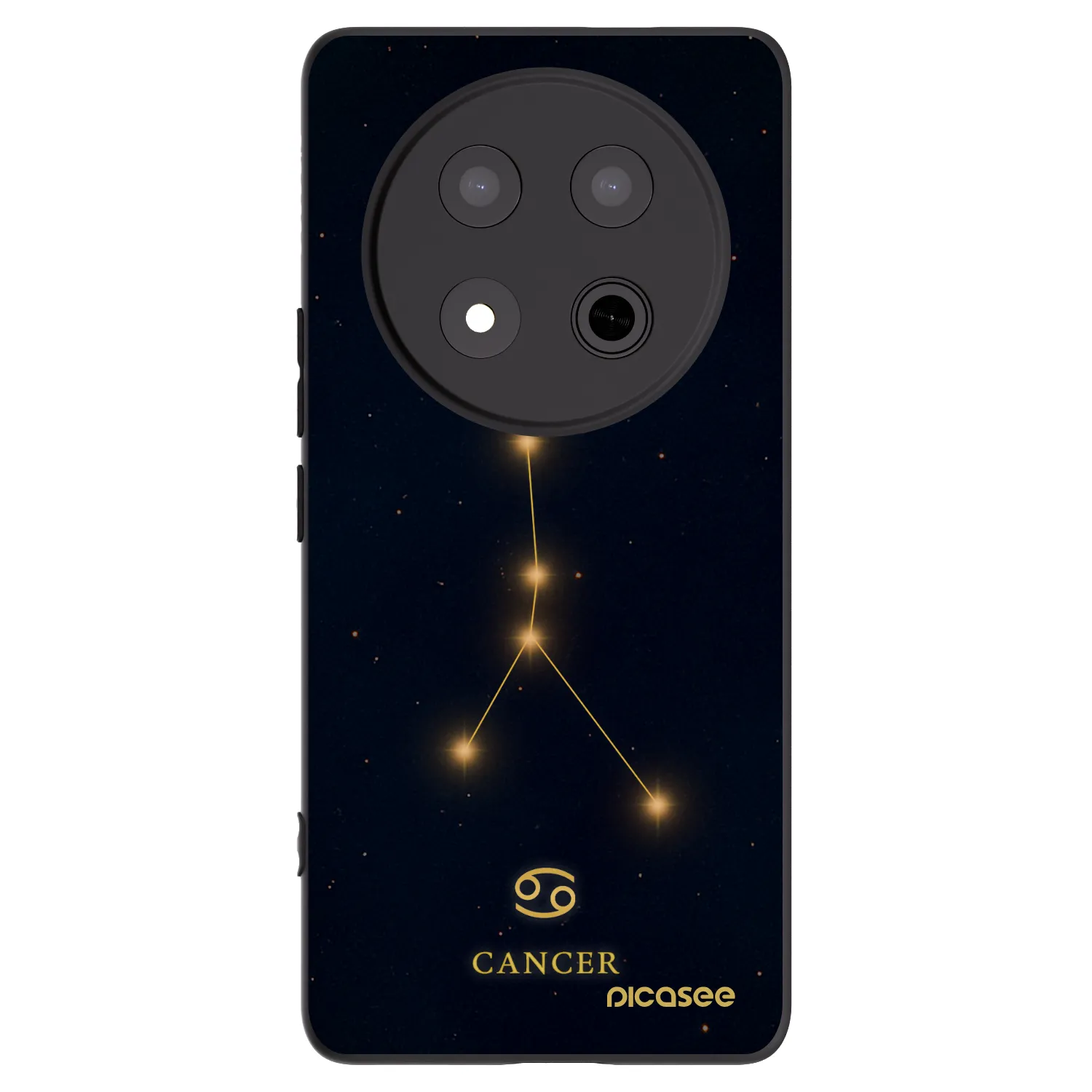 Picasee Honor Magic7 Lite 5G Hülle - Schwarzes Silikon - CANCER