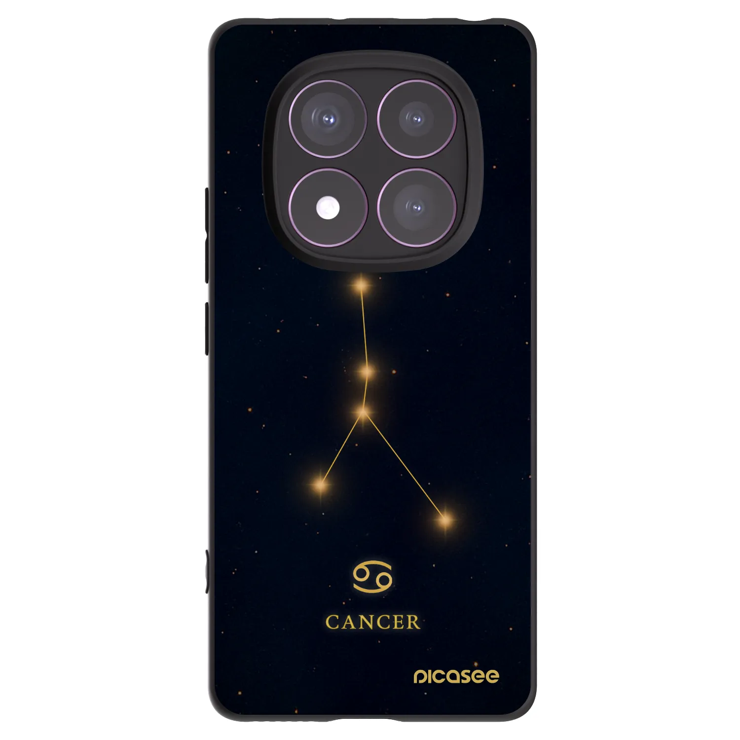 Picasee Xiaomi Redmi Note 14 Pro 4G Hülle - Schwarzes Silikon - CANCER