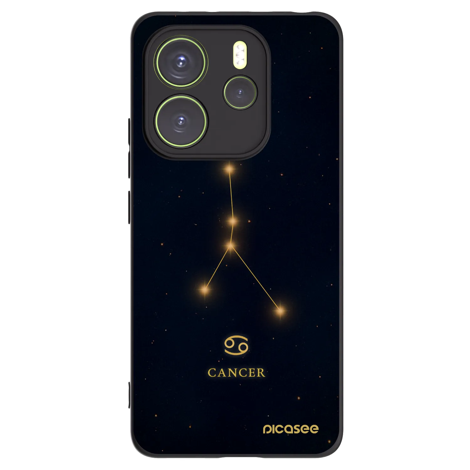 Picasee Xiaomi Redmi Note 14 4G Hülle - Schwarzes Silikon - CANCER