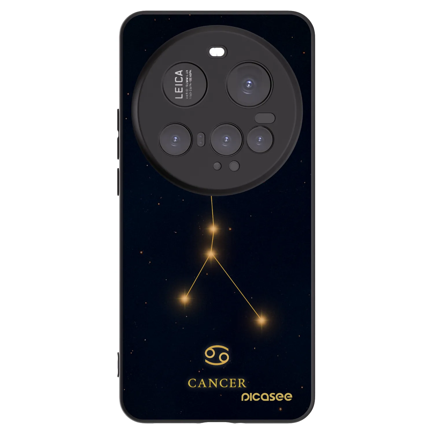 Picasee Xiaomi 15 Ultra Hülle - Schwarzes Silikon - CANCER