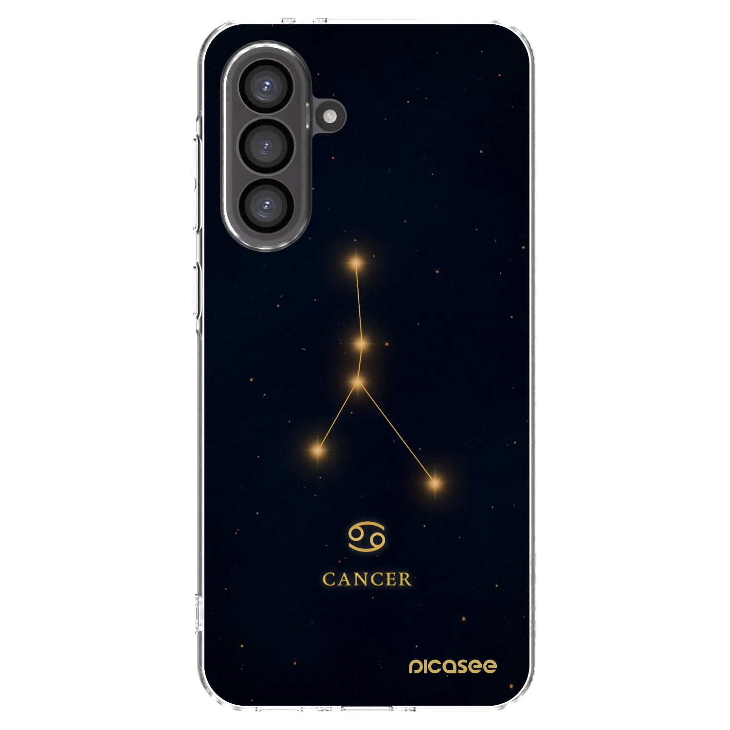 Picasee Samsung Galaxy A56 5G A566B Hülle - Transparentes Silikon - CANCER