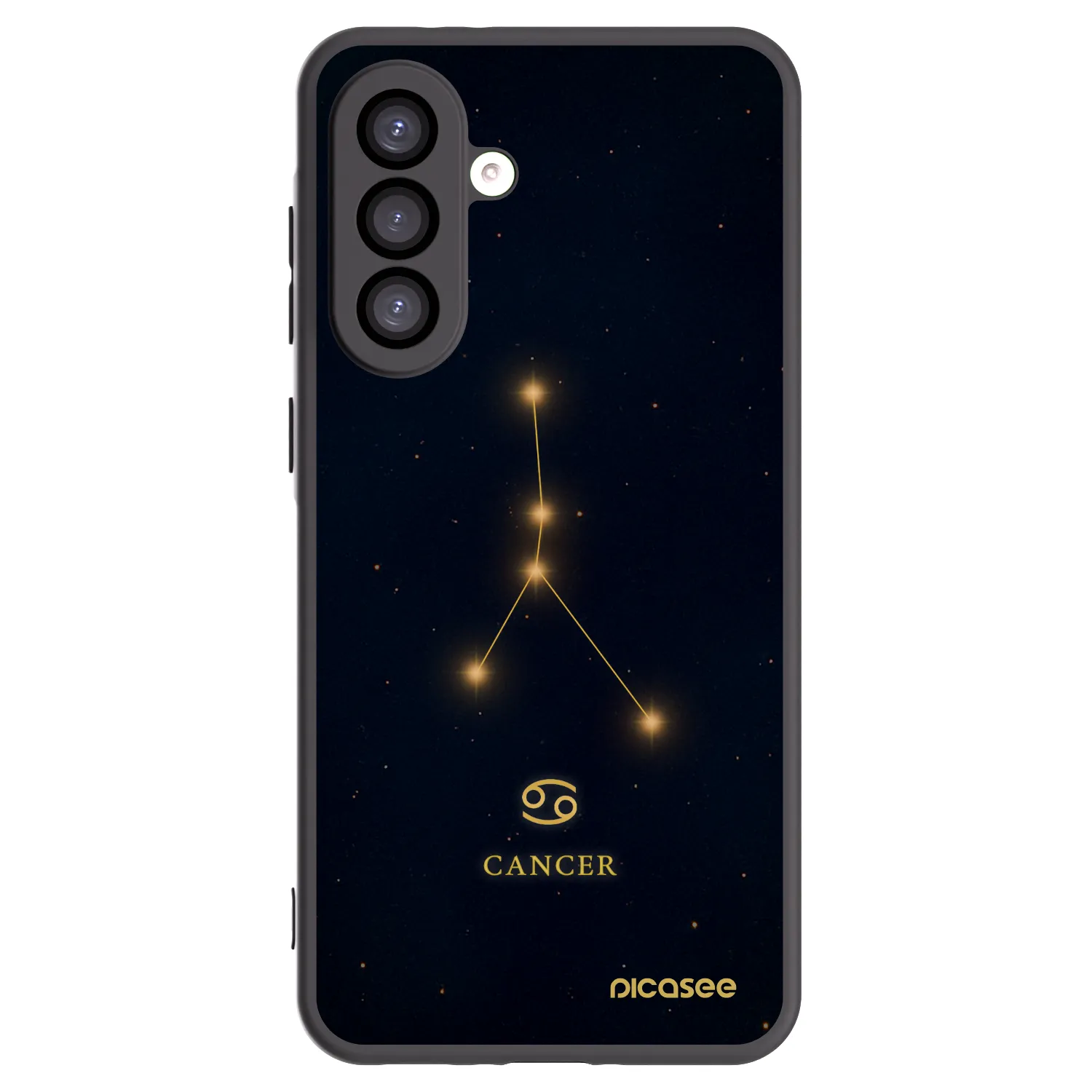 Picasee Samsung Galaxy A26 5G A266B Hülle - Schwarzes Silikon - CANCER