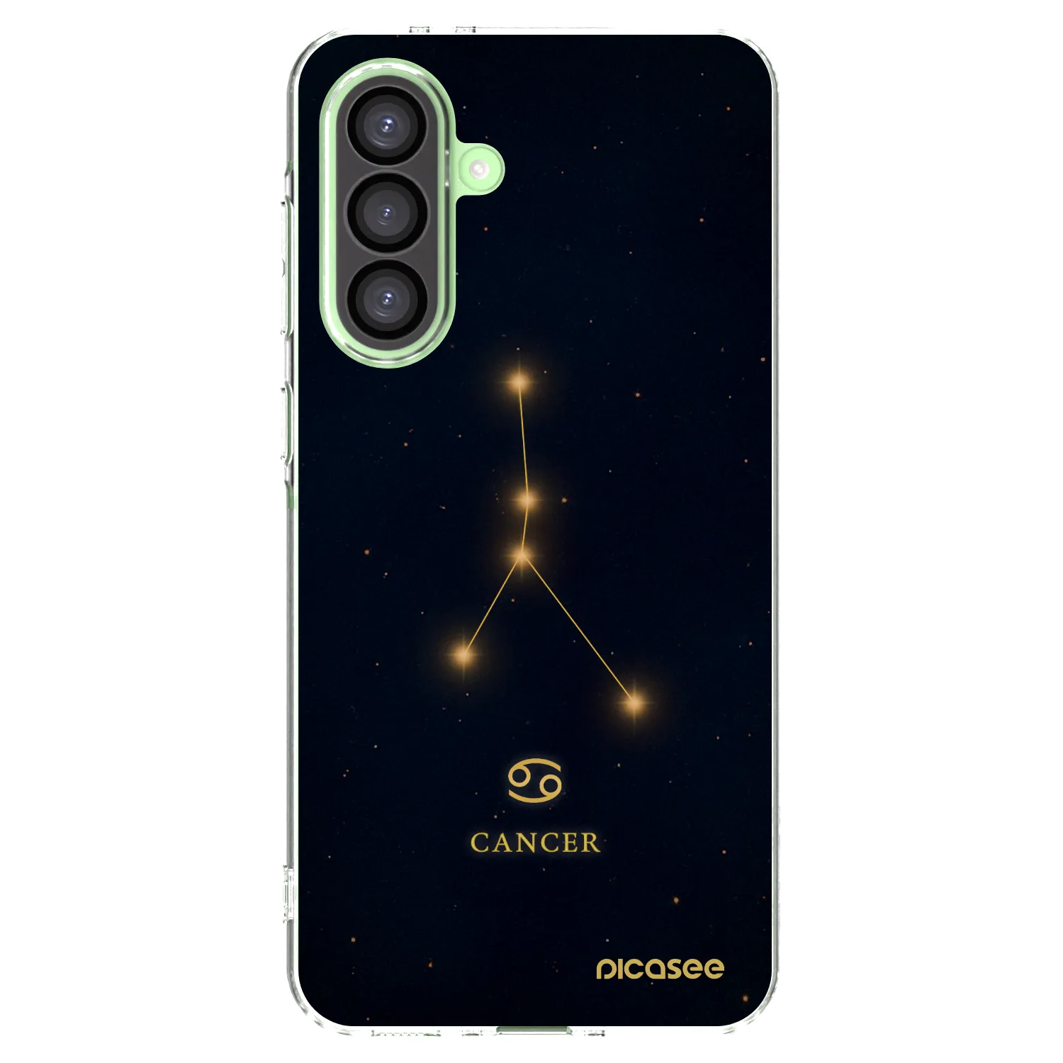 Picasee Samsung Galaxy A26 5G A266B Hülle - Transparentes Silikon - CANCER
