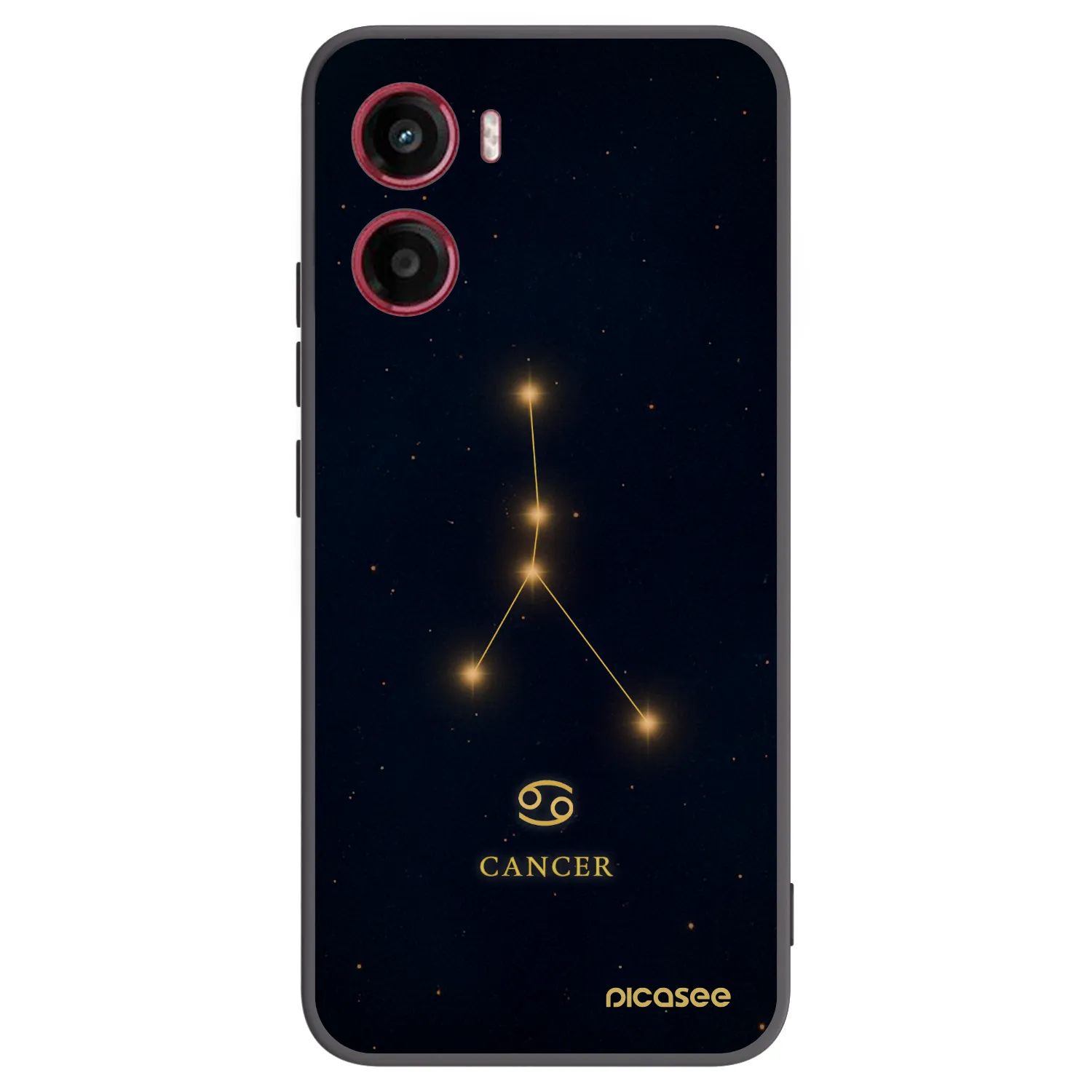 Picasee Motorola Moto G05 Hülle - Schwarzes Silikon - CANCER