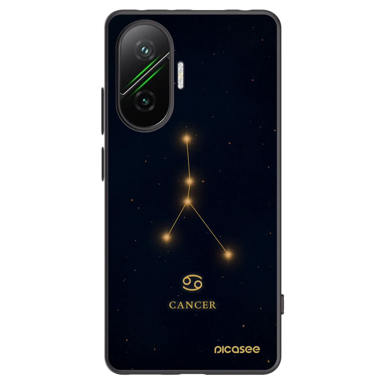 Picasee Xiaomi Poco F7 5G Hülle - Schwarzes Silikon - CANCER