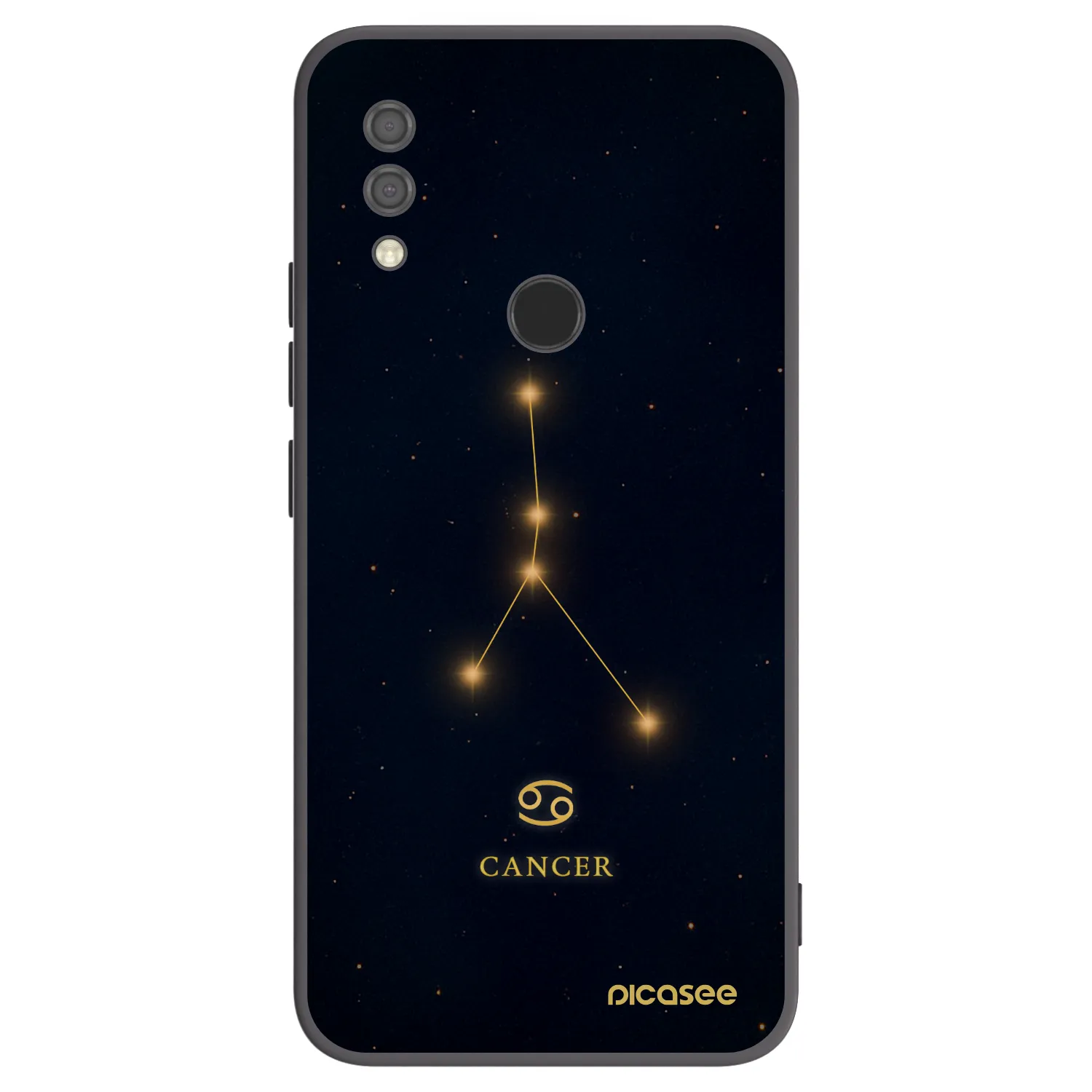 Picasee Xiaomi Redmi 7 Hülle - Schwarzes Silikon - CANCER