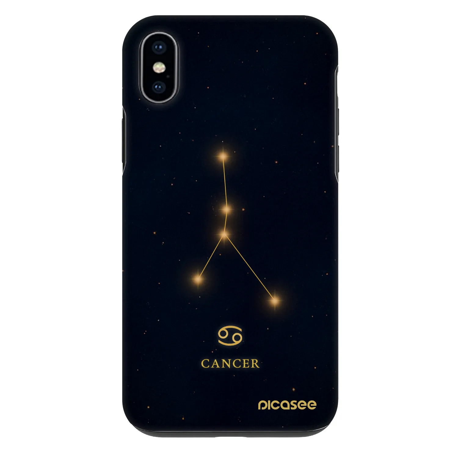 Picasee Fashion Case für Apple iPhone XS Max - CANCER