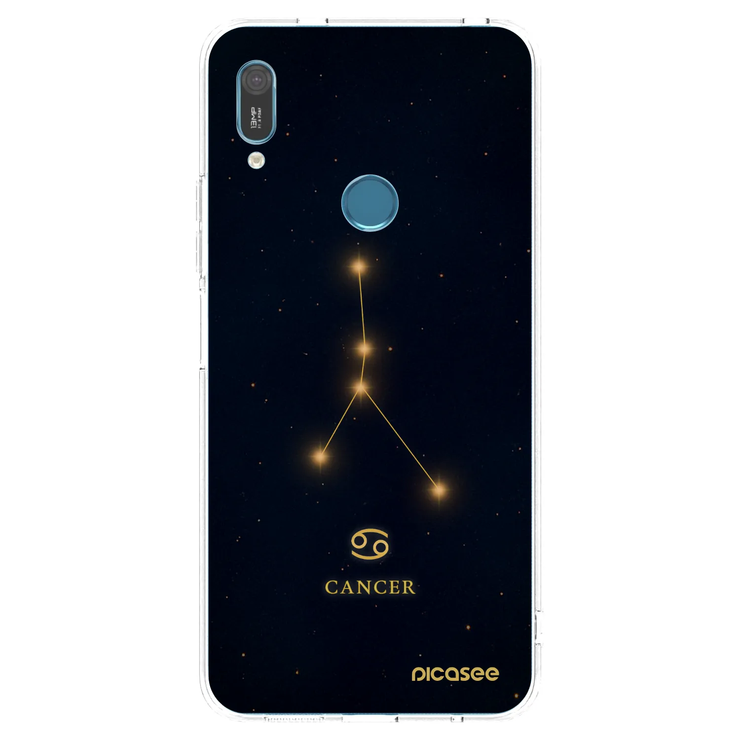 Picasee Huawei Y6 2019 Hülle - Transparentes Silikon - CANCER