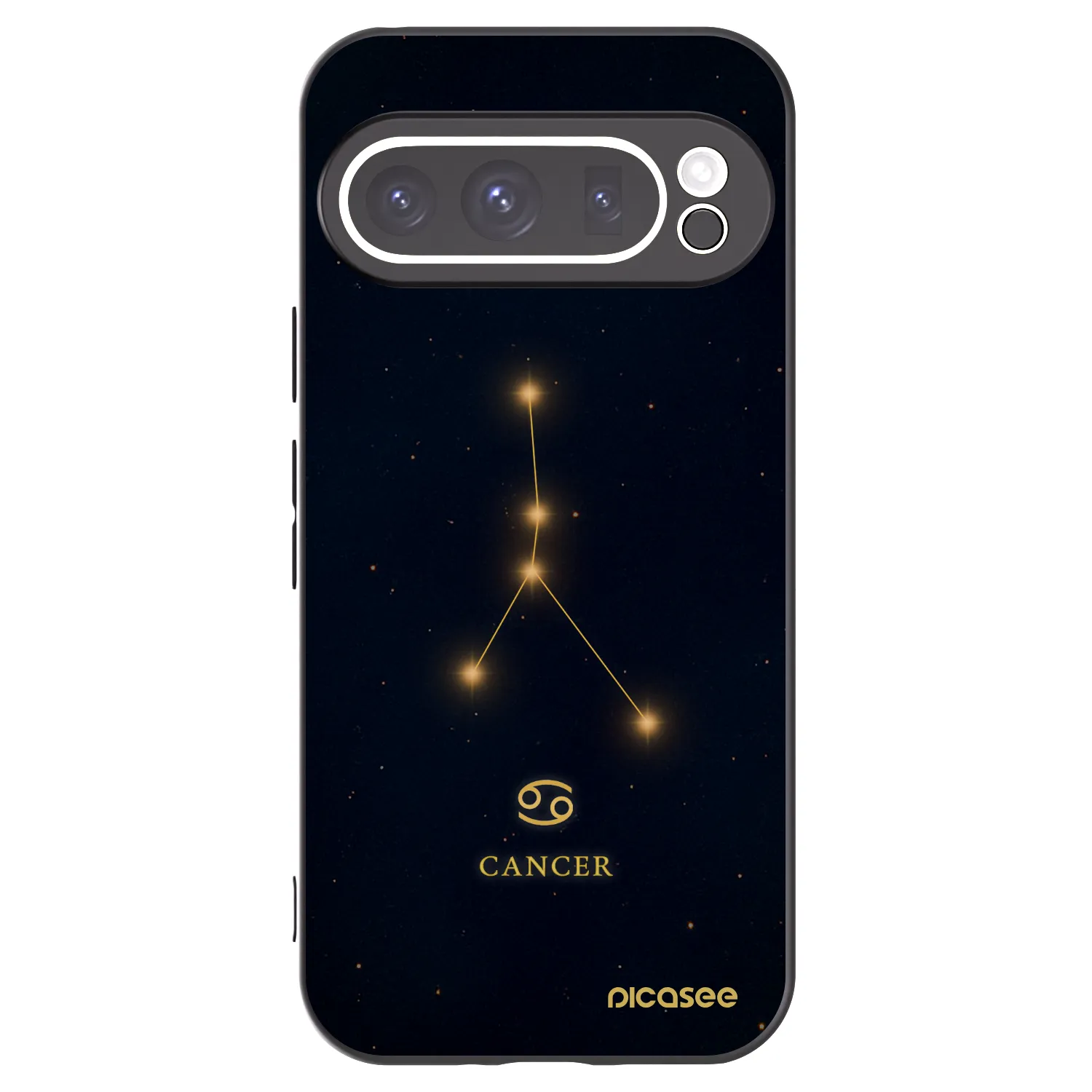 Picasee Google Pixel 9 Pro XL Hülle - Schwarzes Silikon - CANCER