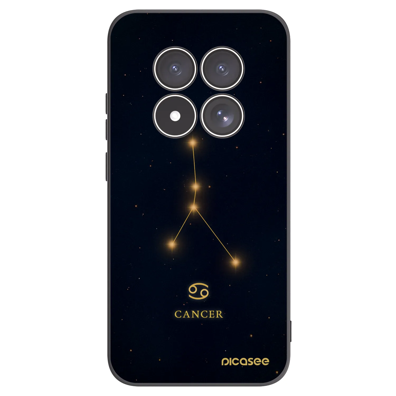 Picasee Xiaomi Redmi Note 15 Pro 4G Hülle - Schwarzes Silikon - CANCER