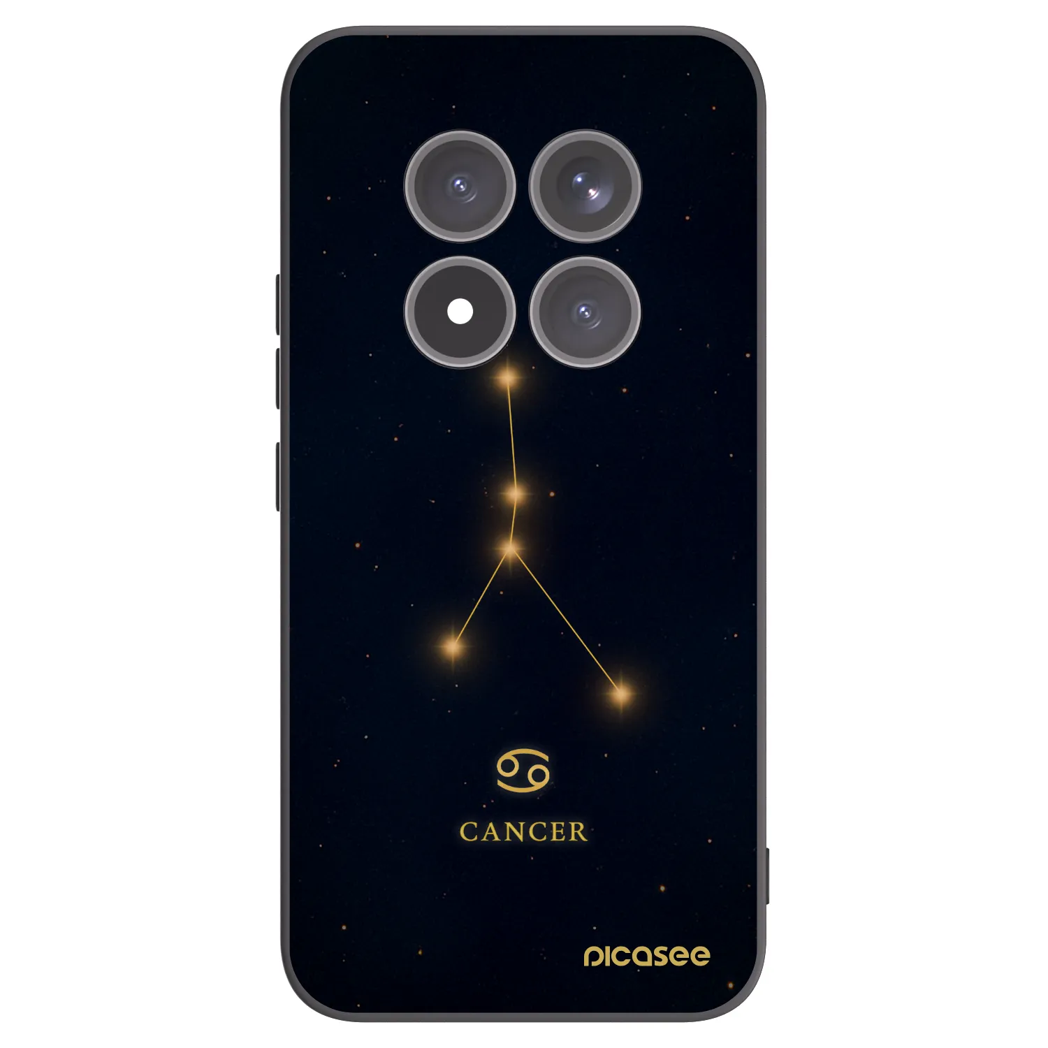 Picasee Xiaomi Redmi Note 15 Pro+ Hülle - Schwarzes Silikon - CANCER