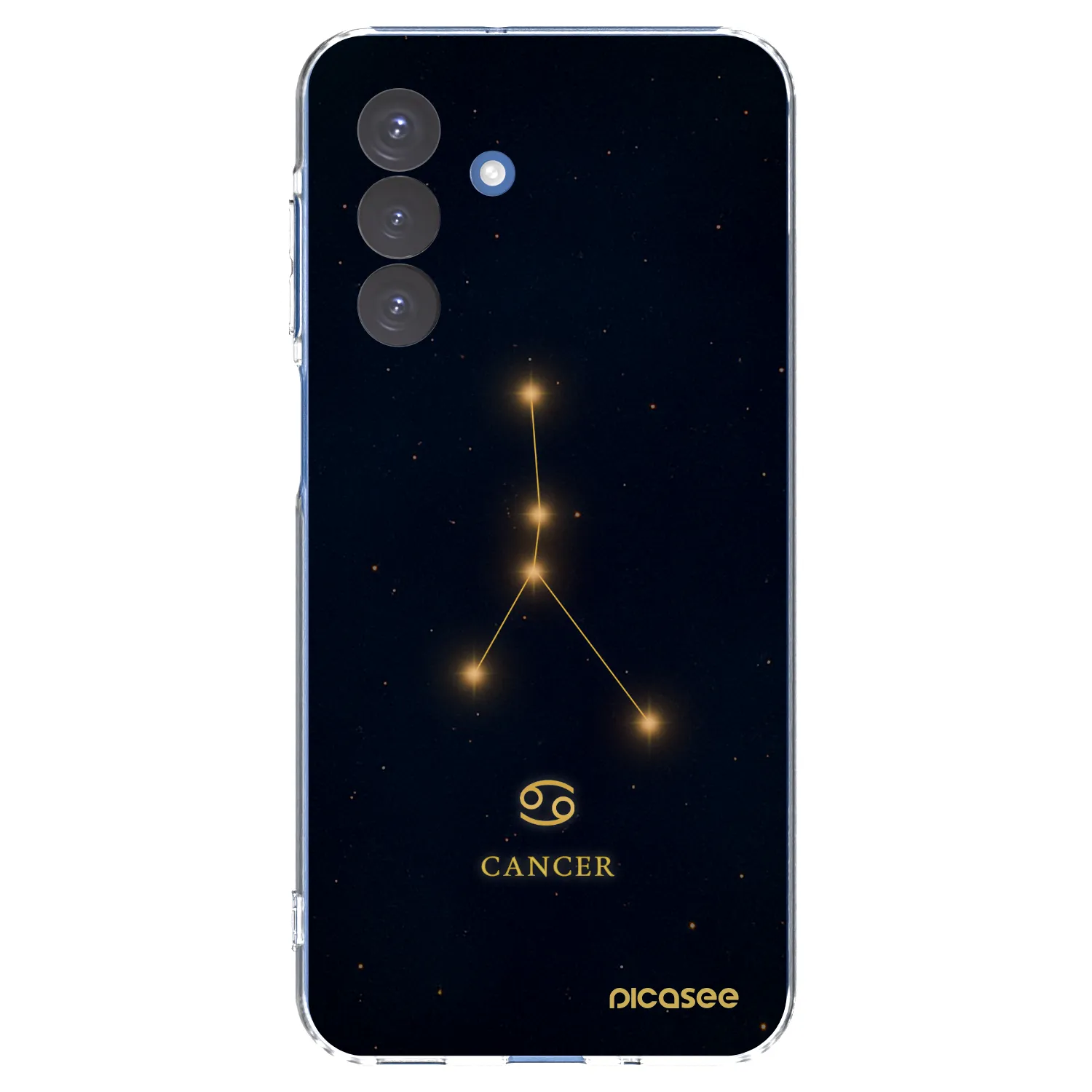 Picasee Samsung Galaxy A17 5G Hülle - Transparentes Silikon - CANCER