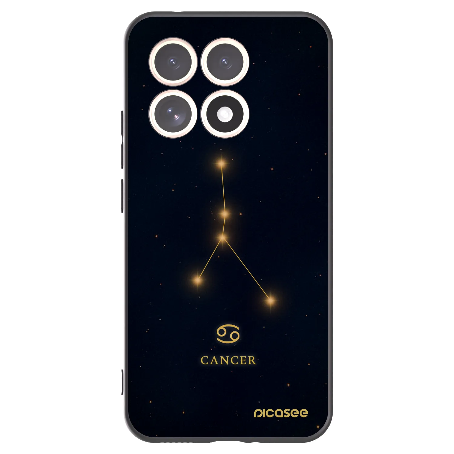 Picasee Xiaomi 15T Hülle - Schwarzes Silikon - CANCER