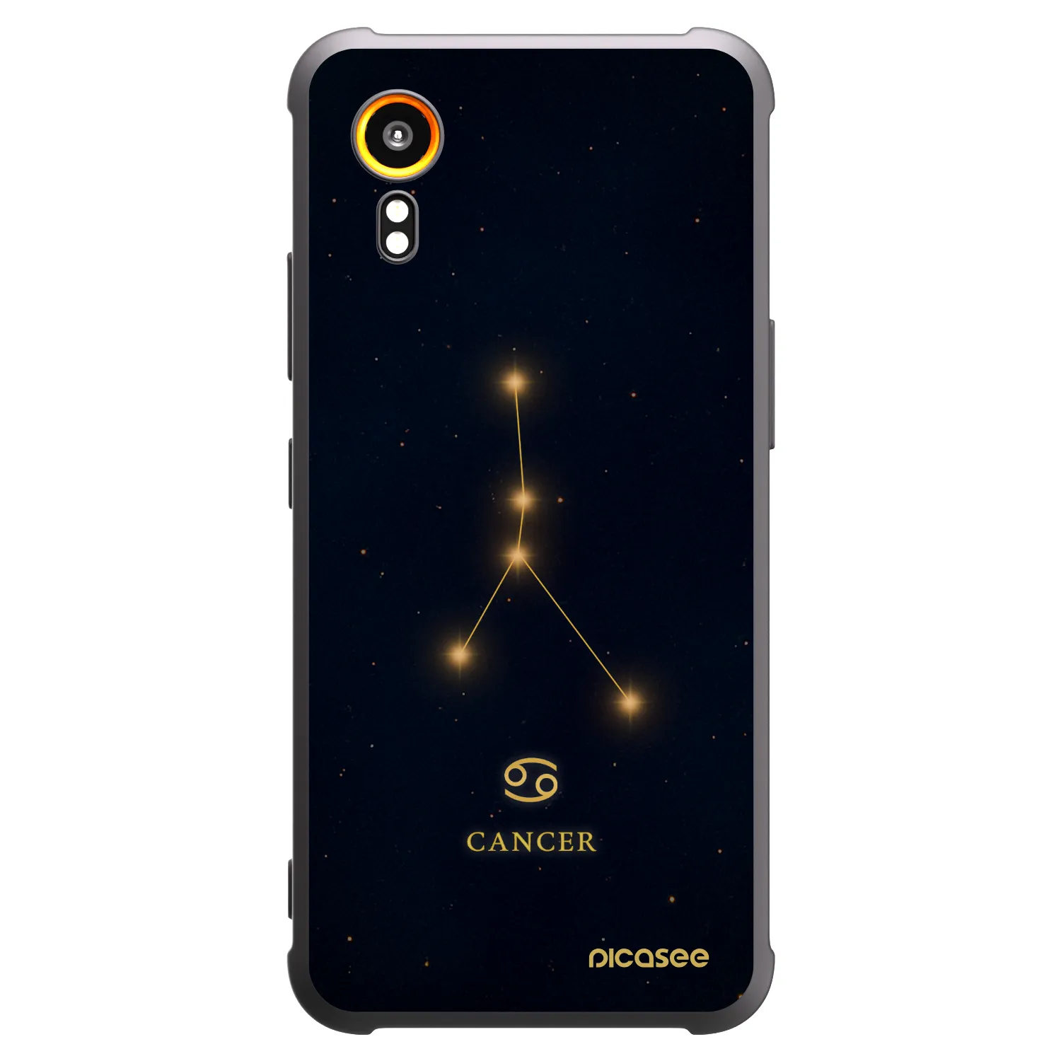 Picasee Samsung Galaxy Xcover 7 Hülle - Schwarzes Silikon - CANCER