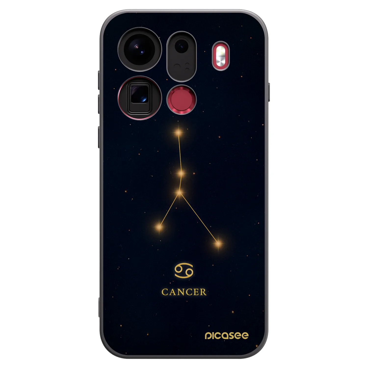 Picasee OPPO Find X9 Pro Hülle - Schwarzes Silikon - CANCER