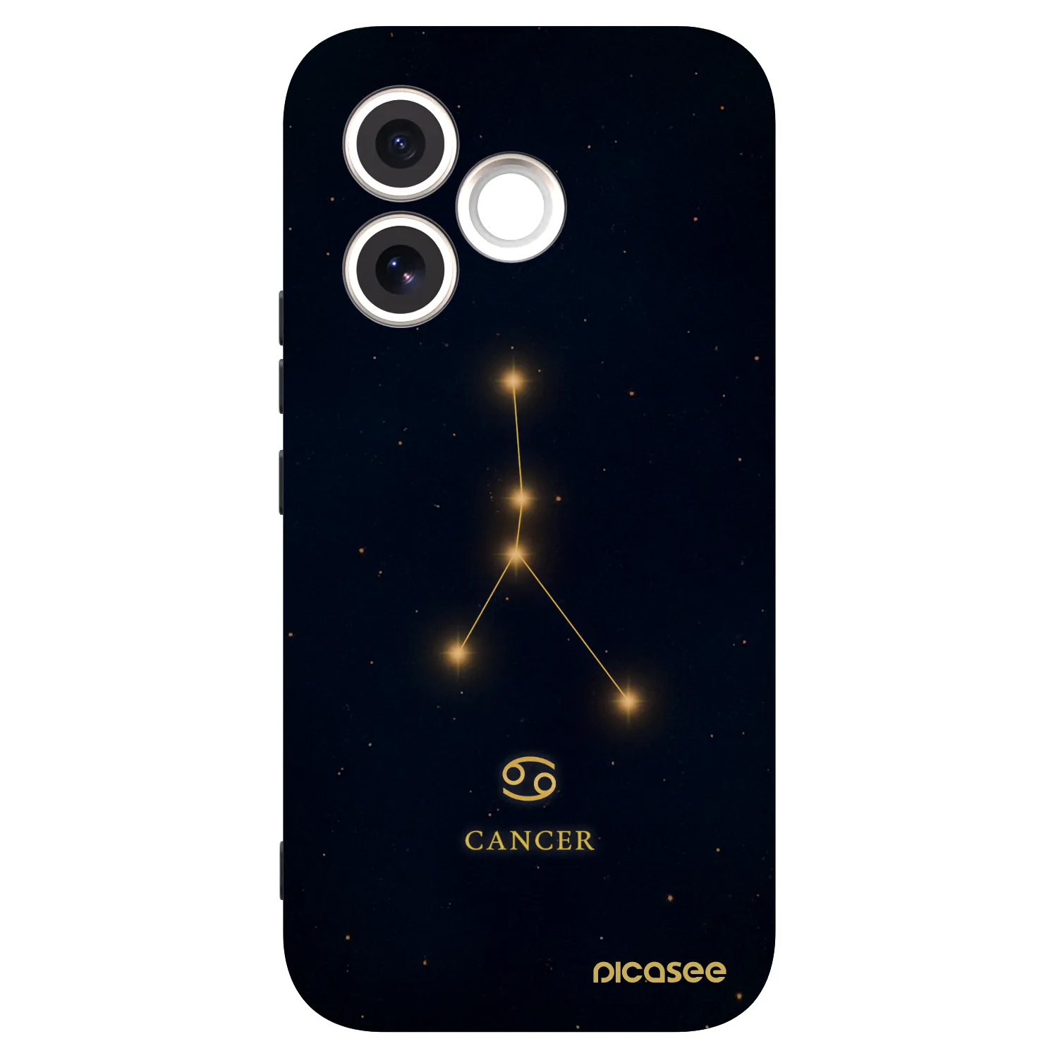 Picasee Honor 600 Lite Hülle - Schwarzes Silikon - CANCER