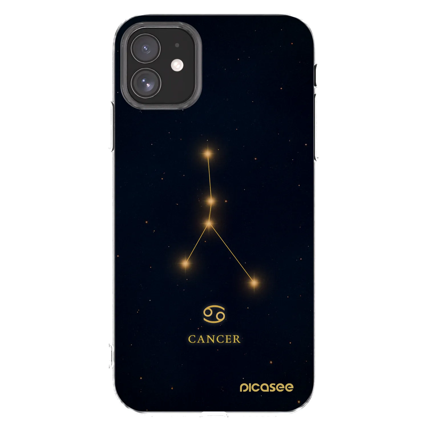 Picasee Apple iPhone 11 Hülle - Transparentes Silikon - CANCER