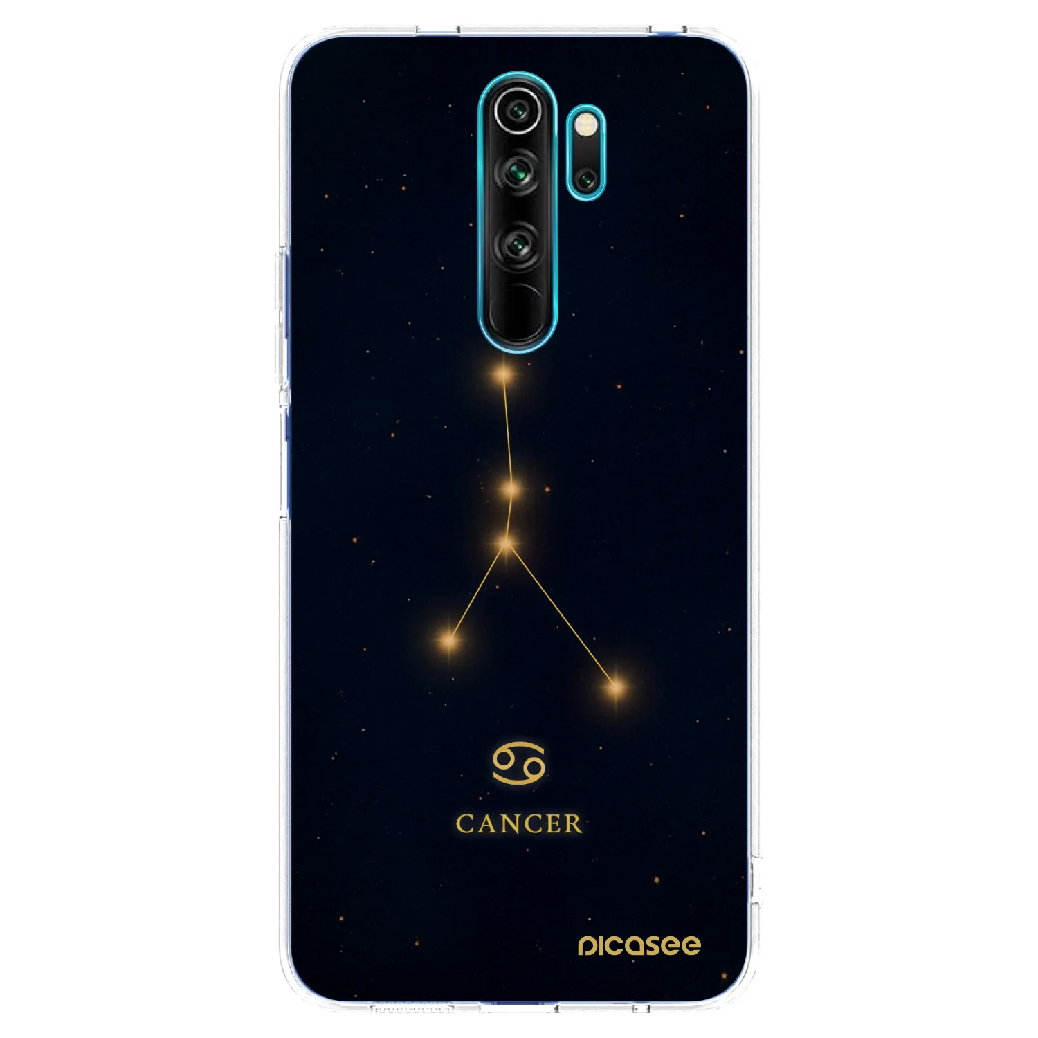 Picasee Xiaomi Redmi Note 8 Pro Hülle - Transparentes Silikon - CANCER