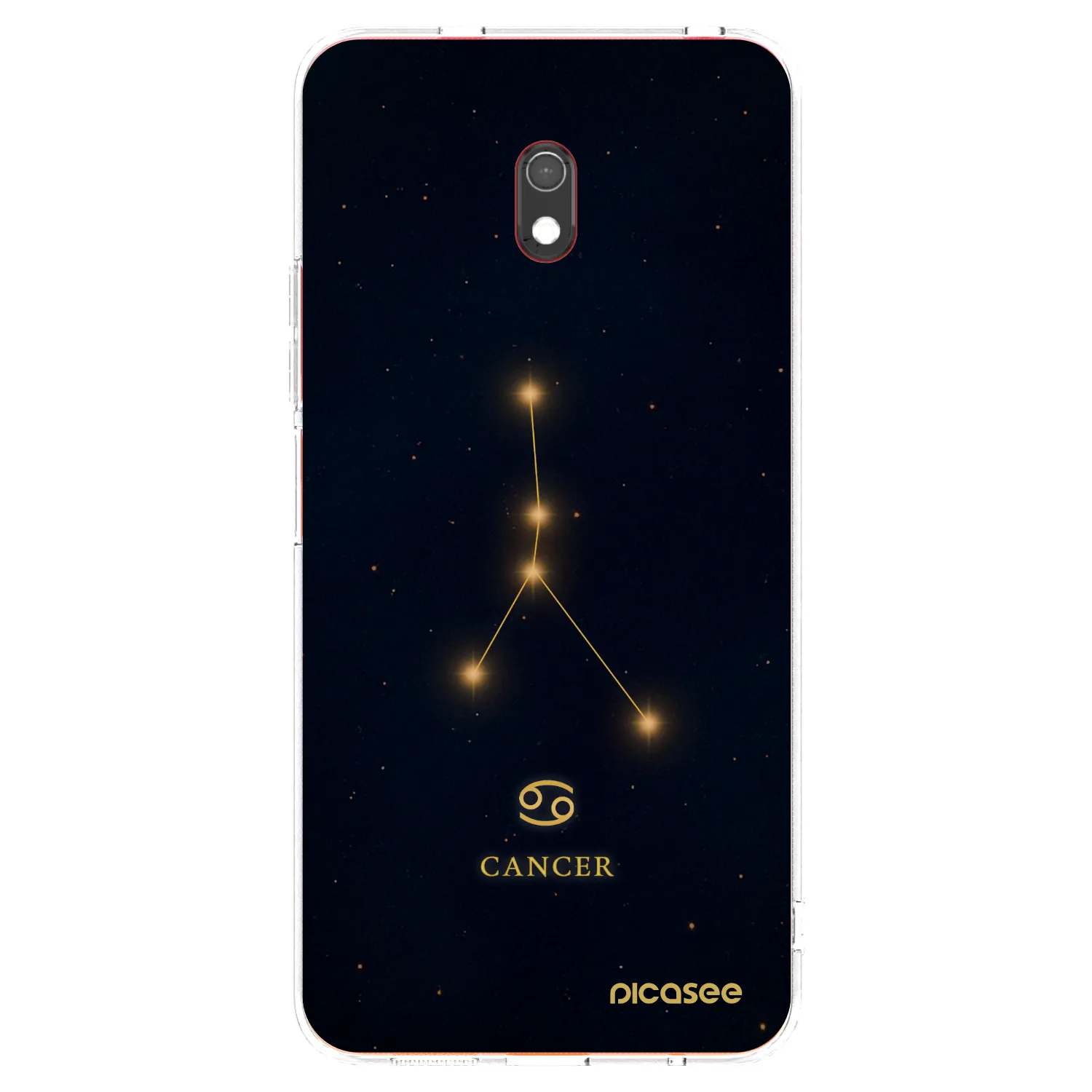 Picasee Xiaomi Redmi 8A Hülle - Transparentes Silikon - CANCER
