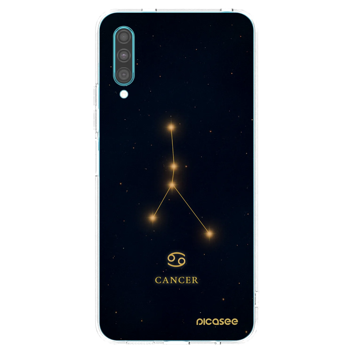 Picasee Samsung Galaxy A30s A307F Hülle - Transparentes Silikon - CANCER