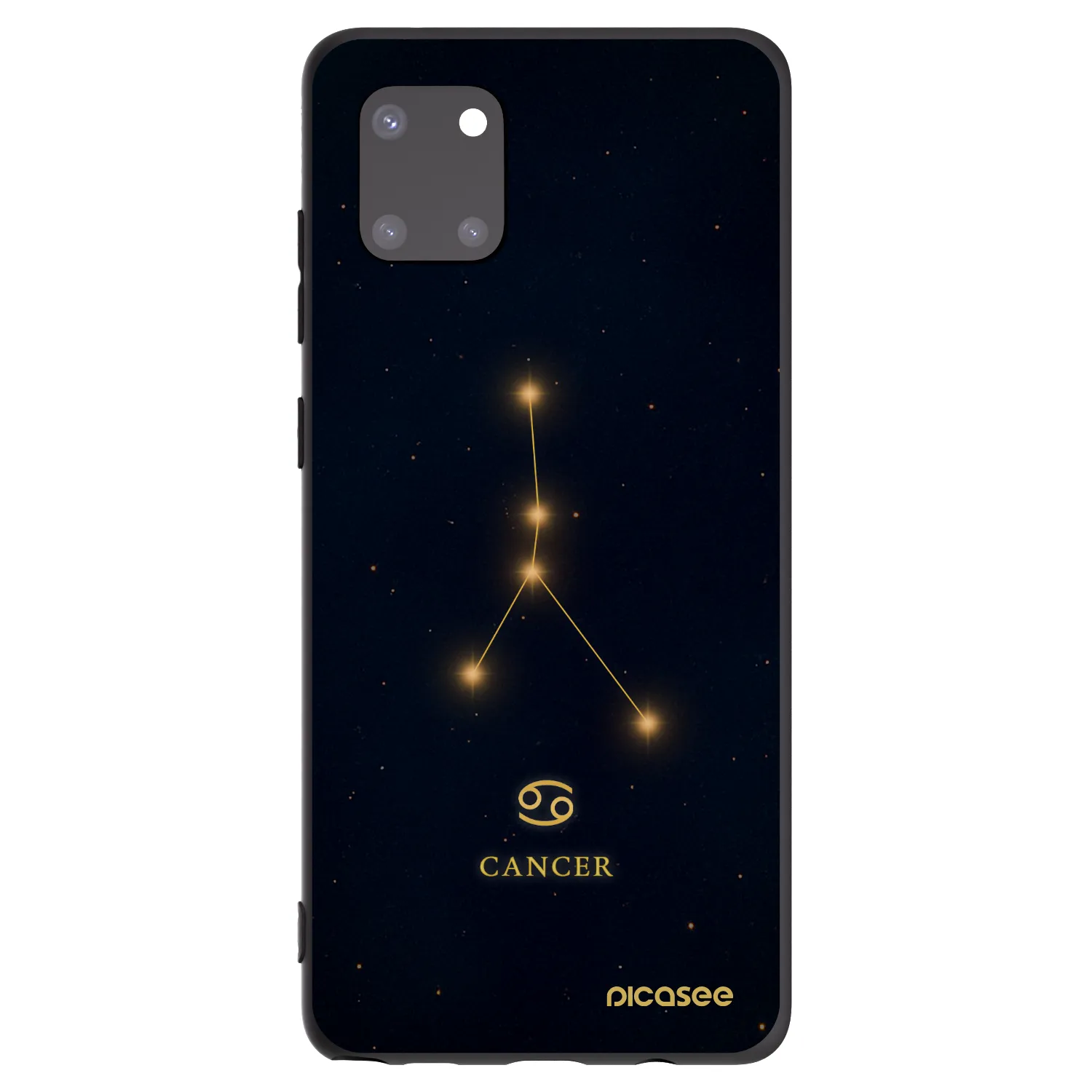 Picasee Samsung Galaxy Note 10 Lite N770F Hülle - Schwarzes Silikon - CANCER