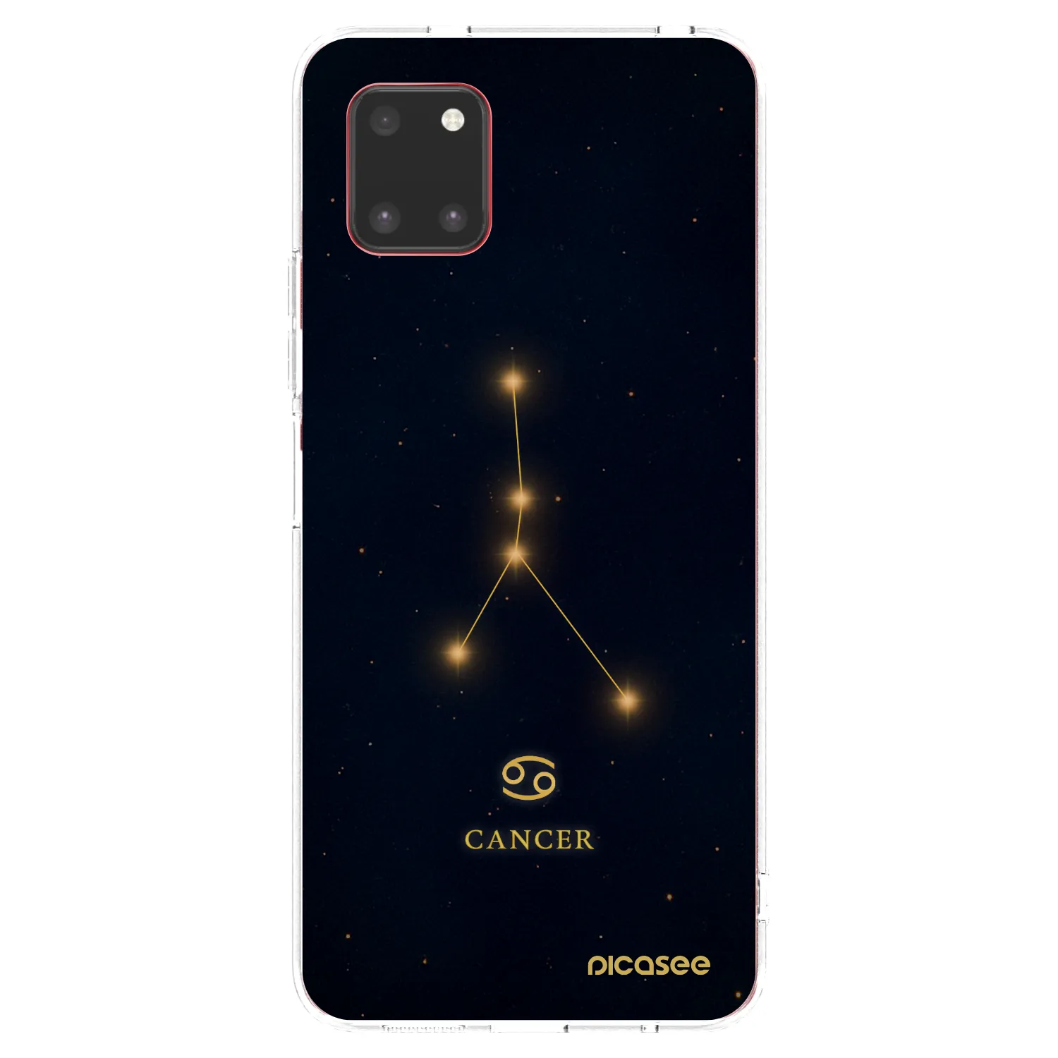 Picasee Samsung Galaxy Note 10 Lite N770F Hülle - Transparentes Silikon - CANCER