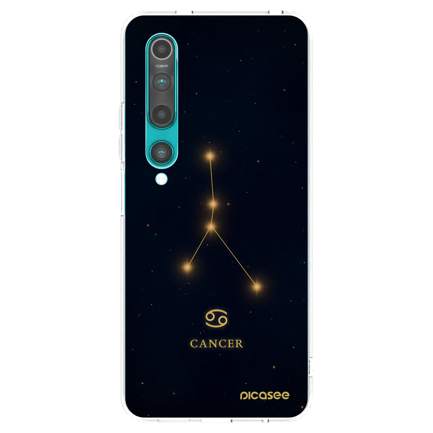 Picasee Xiaomi Mi 10 Hülle - Transparentes Silikon - CANCER