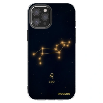 Picasee Apple iPhone 12 Pro Max Hülle - Transparentes Silikon - LEO