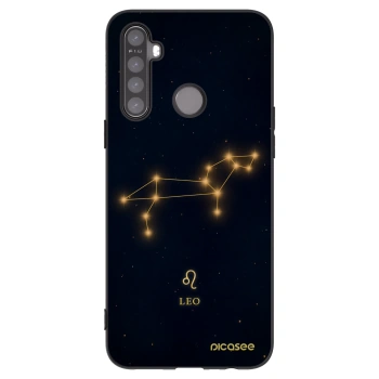 Picasee Realme 6i Hülle - Schwarzes Silikon - LEO