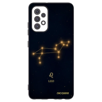 Picasee Samsung Galaxy A32 5G A326B Hülle - Schwarzes Silikon - LEO