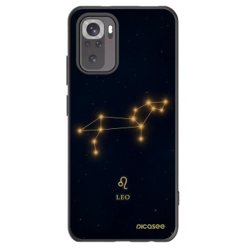 Picasee Xiaomi Redmi Note 10S Hülle - Schwarzes Silikon - LEO