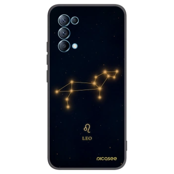 Picasee OPPO A16s Hülle - Schwarzes Silikon - LEO