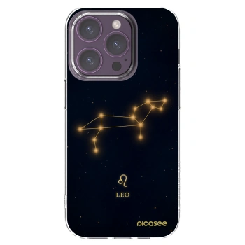 Picasee Apple iPhone 14 Pro Hülle - Transparentes Silikon - LEO