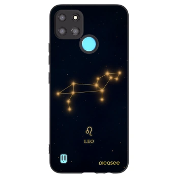 Picasee Realme C21Y Hülle - Schwarzes Silikon - LEO