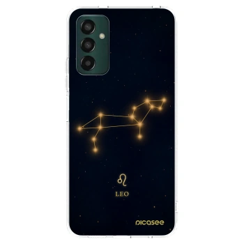 Picasee Samsung Galaxy M13 M135F Hülle - Transparentes Silikon - LEO