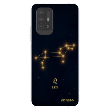 Picasee OPPO A94 5G Hülle - Transparentes Silikon - LEO