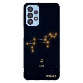 Picasee Samsung Galaxy A23 A235F 4G Hülle - Transparentes Silikon - LEO