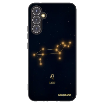 Picasee Samsung Galaxy A34 5G A346B Hülle - Schwarzes Silikon - LEO