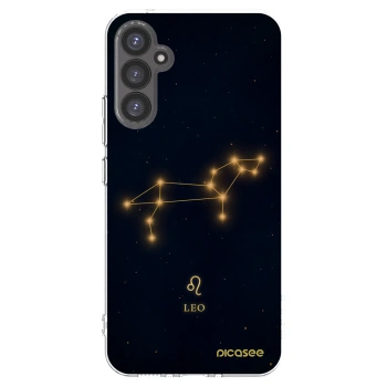 Picasee Samsung Galaxy A34 5G A346B Hülle - Transparentes Silikon - LEO