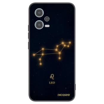 Picasee Xiaomi Redmi Note 12 5G Hülle - Schwarzes Silikon - LEO