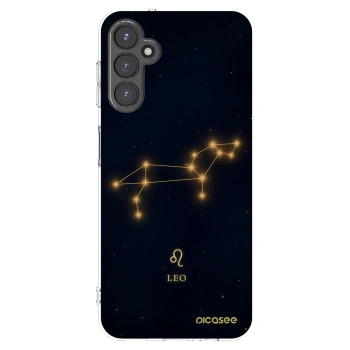 Picasee Samsung Galaxy A14 4G A145R Hülle - Transparentes Silikon - LEO