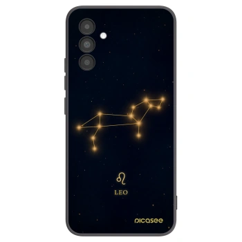 Picasee Samsung Galaxy A04s A047F Hülle - Schwarzes Silikon - LEO